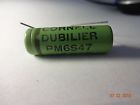 Pm6s47 0.047mfd Pm6d47 Axial Mylar Film Capacitor Cornell Dubilier 600v 047uf Audio