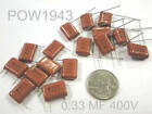 0.33mf 400v Capacitor Panasonic 20 Pc Capacitors At Polyester Film