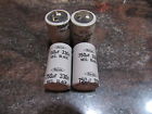 330vdc Marcon 750uf 330v Radial Electrolytic Capacitor Solder Lug Dc