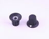 407-d2-k1 Raytheon Lot Of Four Knob Plastic Skirted