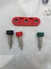 4601-2 Pomona Triple Banana Jack Black Red Green With Holder