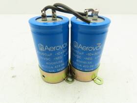 Alt10a473de010 Aerovox Alt10a 473 De 010 Capacitor 47000 Uf 10vdc 40/85/56 Lot Of 2