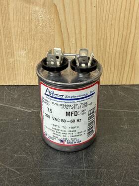 43-21298-42 Amrad R2000/37-755k Capacitor 7.5 Mfd 370v For Rheem Hvac Heater Ac - Ships Fast
