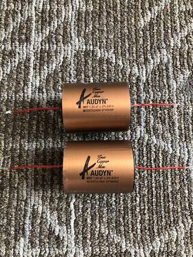 027-161 Audyn True Copper Cap 1.5 Mf 630v Foil Capacitor Pair