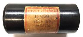 Ec1645a06 Baldor 110-125vac Capacitor Used