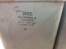 Btc40 Baron Tools Single Jard 40 Mfd Uf Run Capacitor 440 Vac Volts Ac Motor Hvac