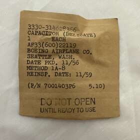 7001403p6 Boeing Nos Airplane Co. Capacitor P/n