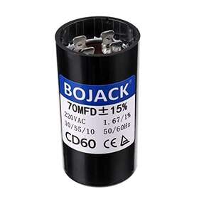 Cd60 Bojack 762917044934 70 Uf/mfd 220 Vac 20% 50/60 Hz Round Motor Well Pump Start Capacitor Ga