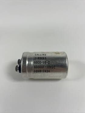 6000-10-i Callins 24s104bx Capacitor 1-85ces 6000 Uf-10vdc