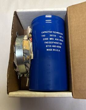 Fa0222f400fi1h Capacitor Technology 2 200 Mfd 400 Wvdc