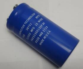 Fao-36752 Capacitor Technology Fao 36752 52000 /mfd/uf 15vdc 85c Screw Terminal