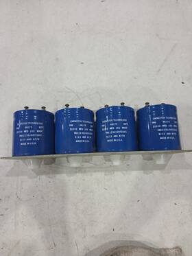 Fao223g100fd1hs Capacitor Technology Lot Of 4 Technologies 22000 Mfd Electrolytic Capacitors