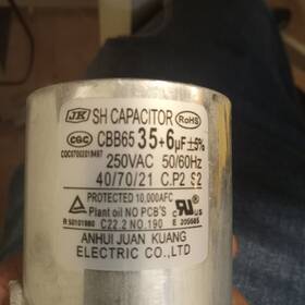 Cqc07002019497 Cbb Sh Cbb65 35 6uf 250 Vac Dual Run Capacitor For Perfect Aire/ Frigidaire