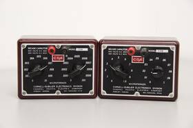 Cda-2 Cde Lot Of 2 Vintage Decade Capacitor Model Cdb 3 And Cda Electrolytic