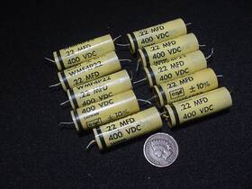Wmf4p22 Cde 10 Pieces Capacitor Type Lot Rated .22uf 400vdc Good Tested