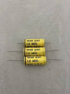 Wmf6w1 Cde Capacitors 1mfd 600 Vdc - Lot Of 3 Pcs Used Tested