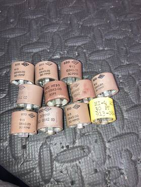 0842-00 Centralab 30pf Doorknob Capacitor 1piece