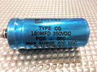 Cg181t350b1 Mallory Qty Mfd Uf Vdc Capacitor