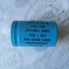 Cgs203u025v3c Mallory 20000uf 25v Large