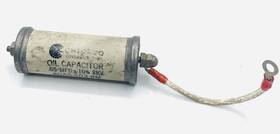 Cq72b1eg203k1 Chicago Condenser Vintage Glass-body High-voltage Oil Capacitor/ Corp X1