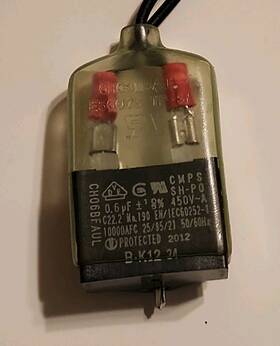 Ch06bfaul Cmks Used 0.6uf Capacitor Cmps Sh-po - With Warranty And Free Shipping