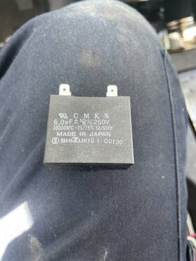 J0318 Cmks 6.0 Uf 250v Motor Run Capacitor