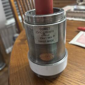 Cv1c-500ew-15 Comet 500 Pf 15 Kv Peak Cv1c-500ew/15 Variable Vacuum Capacitor