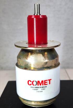 Cvlu-500ac5-bdh-m Comet Cvlu-500ac/5-bdh-m 5-500pf 5/3kv Vacuum Variable Capacitor Fast Ship