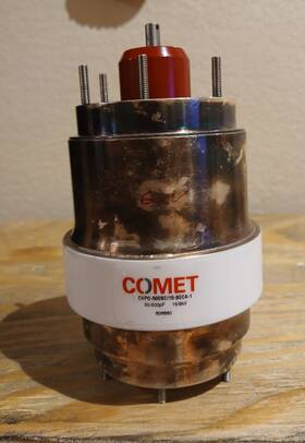 Cvpo-500bc Comet Cvpo-500bc/15-beca-1 50-500pf 15/9kv Variable Vacuum Capacitor
