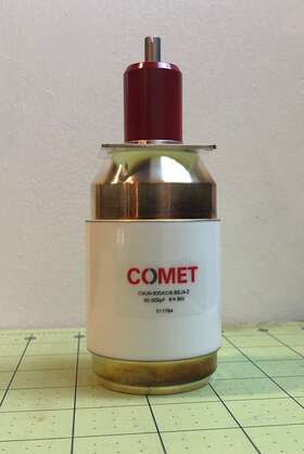 Cvun-500ac Comet Cvun-500ac/8-beja-z Vacuum Variable Capacitor 50-500pf 8/4.8kv Overnight