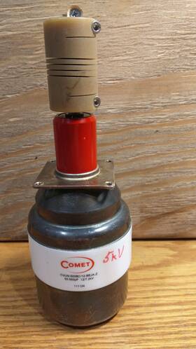 Cvun-500bc Comet Cvun-500bc/12-beja-z 50-500pf 12/7.2kv Vacuum Variable Capacitor