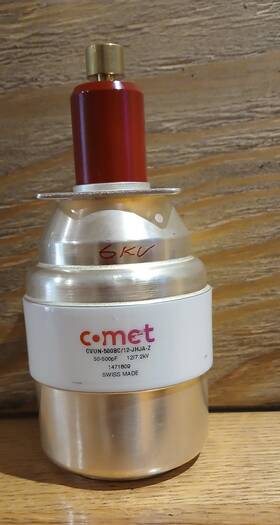 Cvun-500bc Comet Cvun-500bc/12-jhja-z 50-500pf 12/7.2kv Variable Vacuum Capacitor