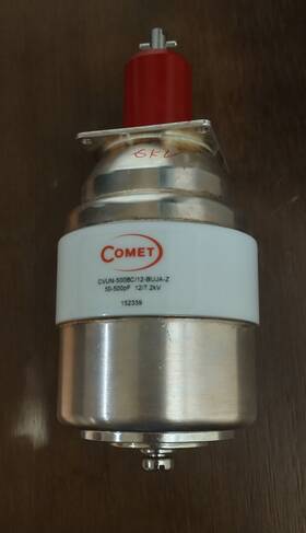 Cvun-500bc Comet Cvun-500bc/12-buja-z 50-500pf 12/7.2kv Vacuum Variable Capacitor