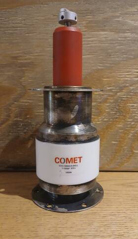 Cvvi-1000ac Comet Cvvi-1000ac/5-ekd-l Variable Capacitance Vacuum Capacitor 7-1000pf 5/3kv
