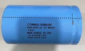 658-0528-620 Cornell Dubilier 12-810087-00 Max Surge 40 Vdc Uf 35 Wvdc