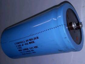 12344 Cornell Dubilier 2400uf 450vdc -10% 50% Electrolytic Capacitor