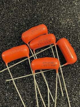Sbe275p-393k Cornell Dubilier 275p-393k 5pcs 0.039mfd 50v Sbe-orange Drop Capacitor Nos