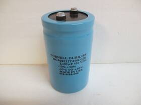 Dcmx212t450cc2b Cornell Dubilier Capacitor 2 100 Uf 450 Vdc 658-9938-099