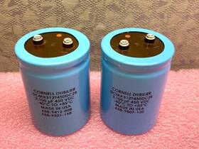 Dcmx312t450dc2b Cornell Dubilier Lot Of 2 3100uf450vdc Capacitors Tested Good