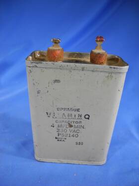 P52140 Cornell Dubilier Sprague Capacitor 4 Mdf 330 Vac