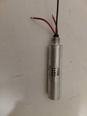 8uf-450 Cornell Dubilier S4940 8uf Volts Dc.filter Cap Vintage Works Great