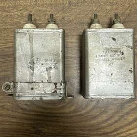 Tju6040j Cornell Dubilier Cornell-dubilier Capacitor 600vdc Lot Of 2
