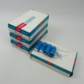 Wbr500-50 Cornell Dubilier Lot Of 19 Nos Axial Capacitor 500uf 50v