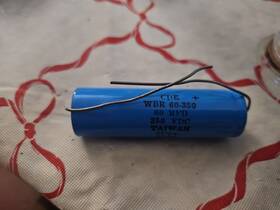 Wbr60-350 Cornell Dubilier 60uf 350v Axial Electrolytic Capacitor Tested