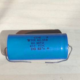 Wbr60-450 Cornell Dubilier Wbr 60-450 Cde Capacitor 60uf 450v 60mfd Axial