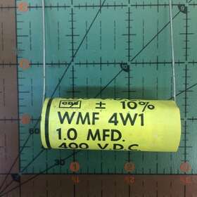 Wmf4w1 Cornell Dubilier 1uf 400v Axial Capacitor 10% Audio Amp Tube 10pcs