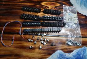 Tc10251 Curtis Lot Of 7 Milw And Beau Connector Terminal Blocks Single Row 15 8 6