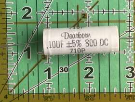 710p104x5800 Dearborn .1uf 800v Axial Film Capacitor Polypropylene / Foil 2pcs