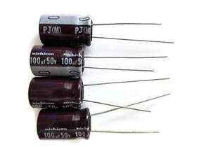 Digital Hack Shack 720310933200 100uf 50v Radial Lead Aluminum Electrolytic Capacitors For Repairing Lcd Tvs And