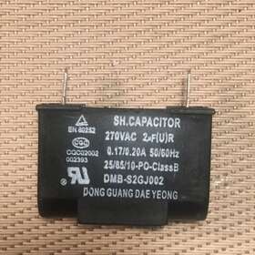 Dmb-s2gj002 Dongguang Sh Capacitor 2 Uf U R 270 Vac 0.17/0.20a 50/60hz Cl B